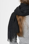 Dinadi Scarf Onyx Grey Dinadi Merino Woven Scarf - Onyx Grey