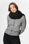 Dinadi Scarf Onyx Grey Dinadi Merino Woven Scarf - Onyx Grey