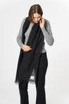 Dinadi Scarf Onyx Grey Dinadi Merino Woven Scarf - Onyx Grey