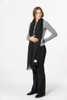 Dinadi Scarf Onyx Grey Dinadi Merino Woven Scarf - Onyx Grey