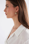 Elk Jewellery gold Elk Hulle Tiny Hoop Earring Gold