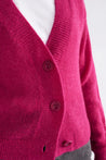 Elk Knitwear Elk Daaru Cardigan Bright Pink | Dalston clothing
