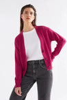 Elk Knitwear Elk Daaru Cardigan Bright Pink | Dalston clothing