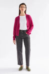 Elk Knitwear Elk Daaru Cardigan Bright Pink | Dalston clothing