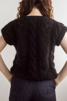 Flock Knitwear black / one size Flock Vicki Vest Jet Sparkle