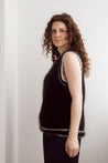 Flock Knitwear black/white / one size Flock Bobbie Vest Black/White