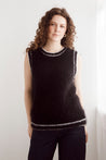 Flock Knitwear black/white / one size Flock Bobbie Vest Black/White