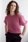 Flock Knitwear camelia / one size Flock Bailey Short Sleeve Jumper Camelia