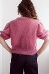 Flock Knitwear camelia / one size Flock Bailey Short Sleeve Jumper Camelia