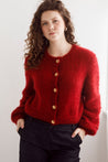 Flock Knitwear claret / one size Flock Carrie Cardi Claret