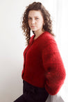 Flock Knitwear claret / one size Flock Carrie Cardi Claret