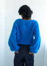 Flock Knitwear cobalt / one size Flock Amandine Cardi  Cobalt Blue