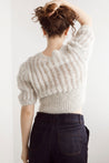 Flock Knitwear greige silver / one size Flock Audrey Cardi Griege Silver