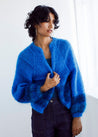 Flock Knitwear Lapis blue / one size Flock Kate Cardi Lapis | Dalston clothing