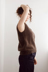Flock Knitwear moccha / one size Flock Zoe Vest Moccha