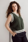 Flock Knitwear moss / one size Flock Charli Vest Moss