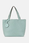 Ilse Jacobsen Bag beach glass/metallic mint Ilse Jacobsen Reversible Tote Bag Beach Glass Metallic Mint | Dalston clothing