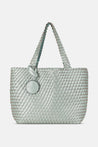 Ilse Jacobsen Bag beach glass/metallic mint Ilse Jacobsen Reversible Tote Bag Beach Glass Metallic Mint | Dalston clothing