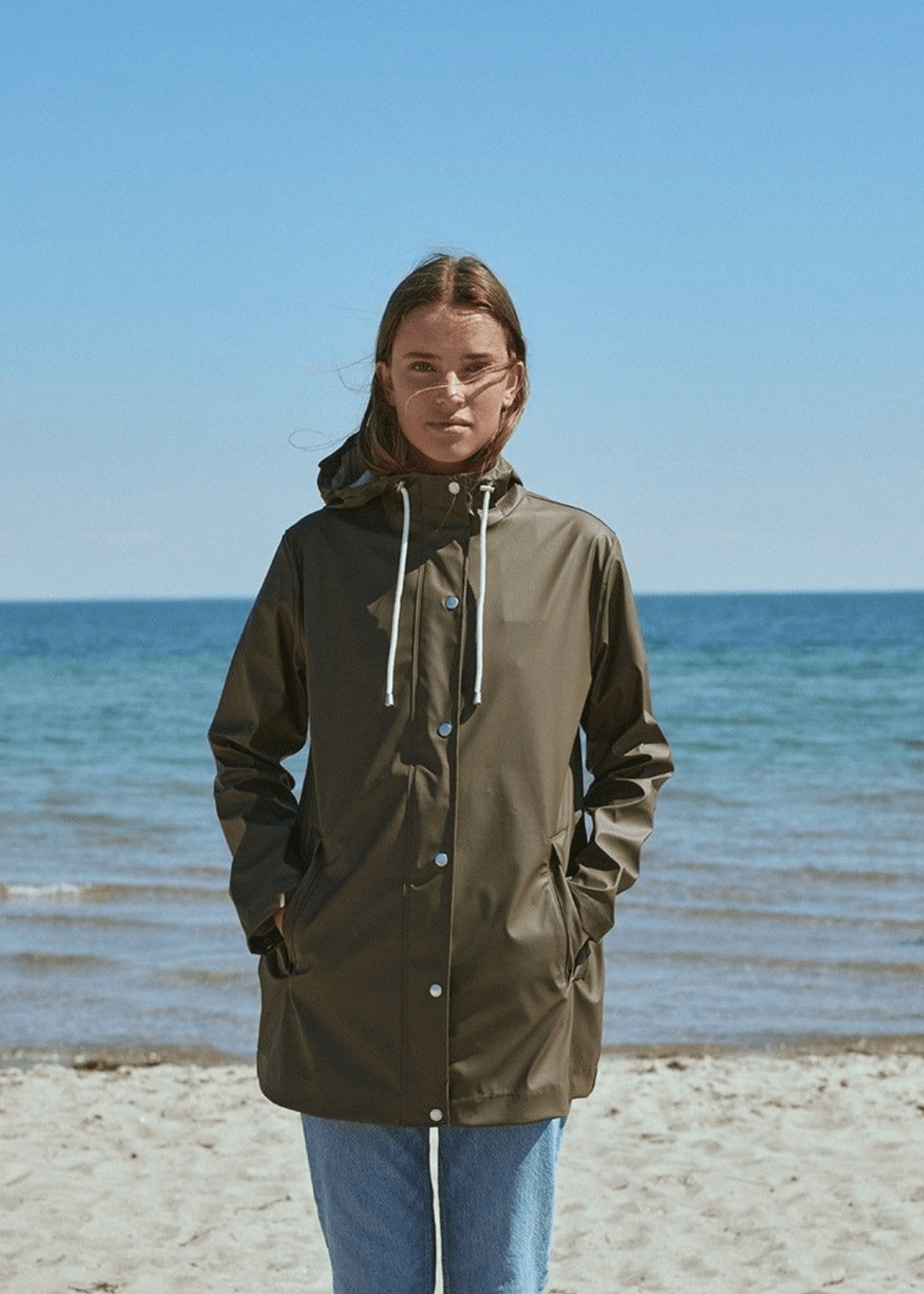 Ilse Jacobsen Rain228 Rain Jacket Army – Dalston