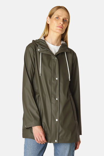 Ilse Jacobsen Rain228 Rain Jacket Army Dalston