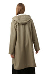 Ilse Jacobsen Jacket Ilse Jacobsen Rain71 Detachable Hood Raincoat Covert Green | Dalston clothing