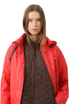 Ilse Jacobsen Jacket Ilse Jacobsen Rain71 Detachable Hood Raincoat Fire | Dalston clothing