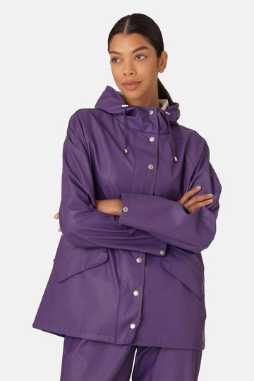 Purple rain shop jacket women's