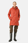 Ilse Jacobsen Jacket Rain87 Light Mid-Length Coat Light Brick  | Dalston clothing