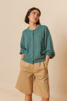 Indi & Cold Knitwear Indi & Cold Fantasy Knit Cardigan Esmeralda | Dalston clothing