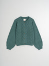 Indi & Cold Knitwear Indi & Cold Fantasy Knit Cardigan Esmeralda | Dalston clothing