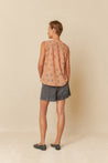 Indi & Cold shirt Indi & Cold Manual Smock Blouse Peach | Dalston clothing