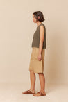 Indi & Cold shorts Indi & Cold Garbardine Contrast Bermuda Shorts