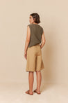 Indi & Cold shorts Indi & Cold Garbardine Contrast Bermuda Shorts