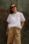 Indi & Cold shorts Indi & Cold Garbardine Contrast Bermuda Shorts
