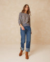 Indi & Cold top Indi & Cold Crepe Cotton Honeycomb Blouse  | Dalston clothing