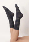 Intimissima Intimissima SOR August 2025 Tartan / one size Oroblu Texture Socks Tartan | Dalston clothing
