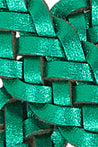 King Louie Belt King Louie Glitter Braid Belt Aloe Green