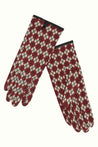 King Louie Gloves King Louie Argyle Gloves Cabernet Red