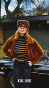 King Louie Hat Rocky Brown King Louie Granny Cap Peaky | Dalston clothing
