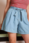 King Louie shorts King Louie Marnie Shorts Festa Light Denim | Dalston clothing