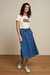 King Louie skirt King Louie Judy Skirt Chambray  | Dalston clothing