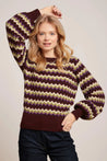 King Louie top King Louie Gladys Bell Sleeve Sweater | Dalston clothing