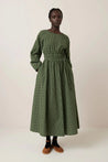 Kowtow dress Kowtow Aspen Dress Forest Grid | Dalston clothing
