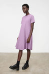 Kowtow dress Kowtow Classic A Line Tee Dress Lavender  | Dalston clothing