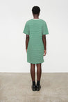 Kowtow dress Kowtow Everyday Boxy Dress Evergreen Stripe | Dalston clothing
