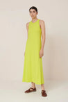 Kowtow dress Kowtow Racer Back Dress Fluro Yellow