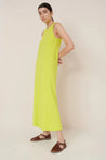 Kowtow dress Kowtow Racer Back Dress Fluro Yellow