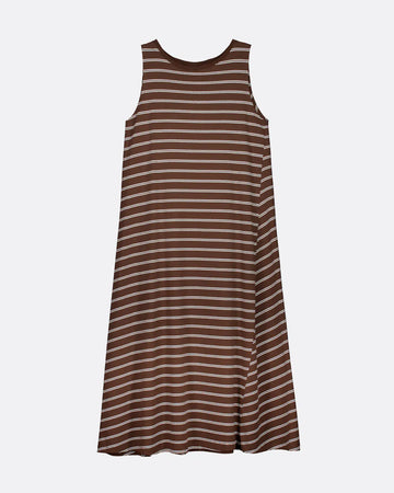 Kowtow Tank Swing Dress Brown Stripe – Dalston