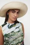 Kowtow Hat Kowtow Parasol Hat Greige Denim | Dalston clothing