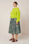 Kowtow Knitwear Kowtow Hero Crew Fluro Yellow